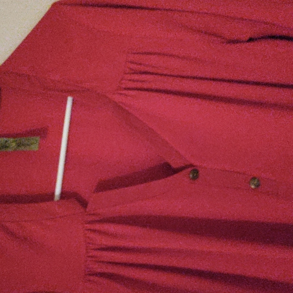 COPY - Red Whisper Women's Large 100%polyester V neck / 2 buttons in front.Gent… - Picture 2 of 3